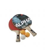 Set da Ping Pong Alpha 2 racchette + 3 palline (Hobby Line) STIGA