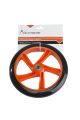 Ruota nero-arancio diametro 200 mm in Pvc con cuscinetti Abec7 per Monopattini Nextreme Cod. GRG-112